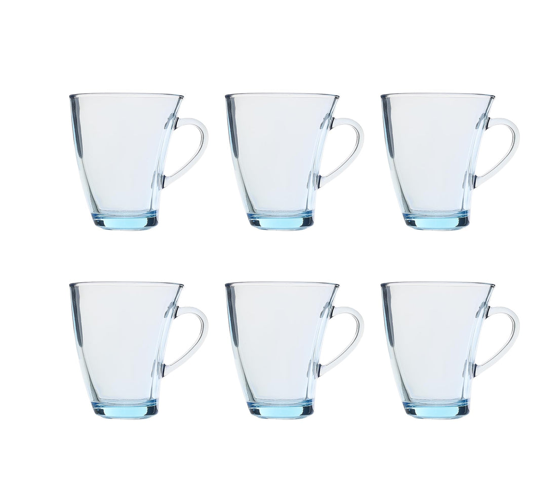 Pasabahce Penguen Glass Mug For Home Uses, Restaurants & Hotels, 295ml - Turqouise