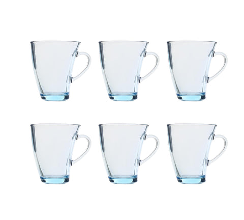 Pasabahce Penguen Glass Mug For Home Uses, Restaurants & Hotels, 295ml - Turqouise