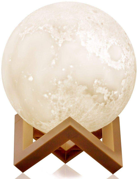 15cm 3D LED Moon Night Lamp Moon light Base Table Desk Light Magical Gift Touch Sensor