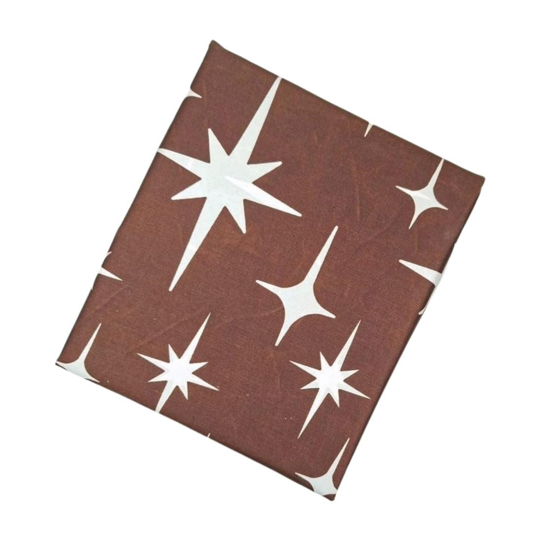 Waterproof Shower Curtain Set, 240x200cm for Bathtub and 100x100 for Bathroom Window (Brown with White Stars, 240 * 200+100 * 100, Stars)