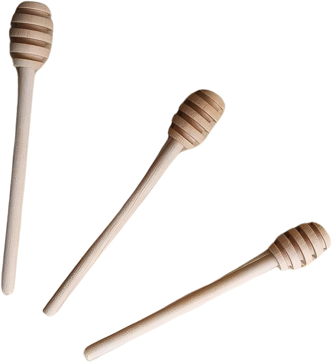 Safe Utensil - Wooden Honey Spoon Trio Made from Top Grade Lumber Offering Healthy Eco Friendly Solution for Sweet Serving