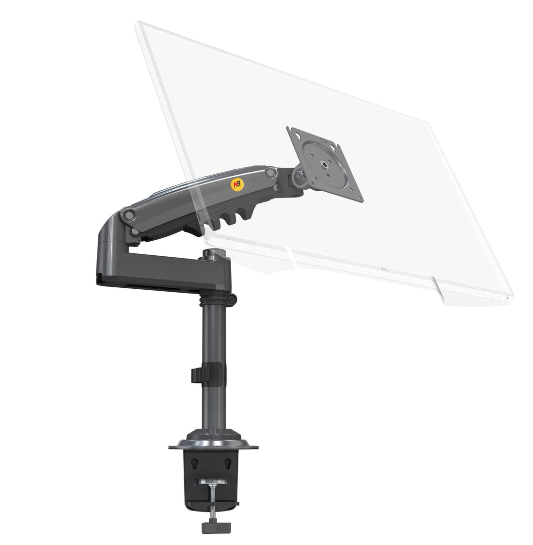 ergoflex North Bayou Nb H100 Professional 17-30" Monitor Holder Arm Stand with Shock Absorbers & Lift