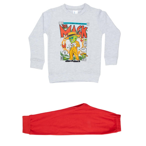 Papillon Boys Pajama Long Sleeves Printed Shapes T-shirt&Pants Pajama Set (pack of 1)