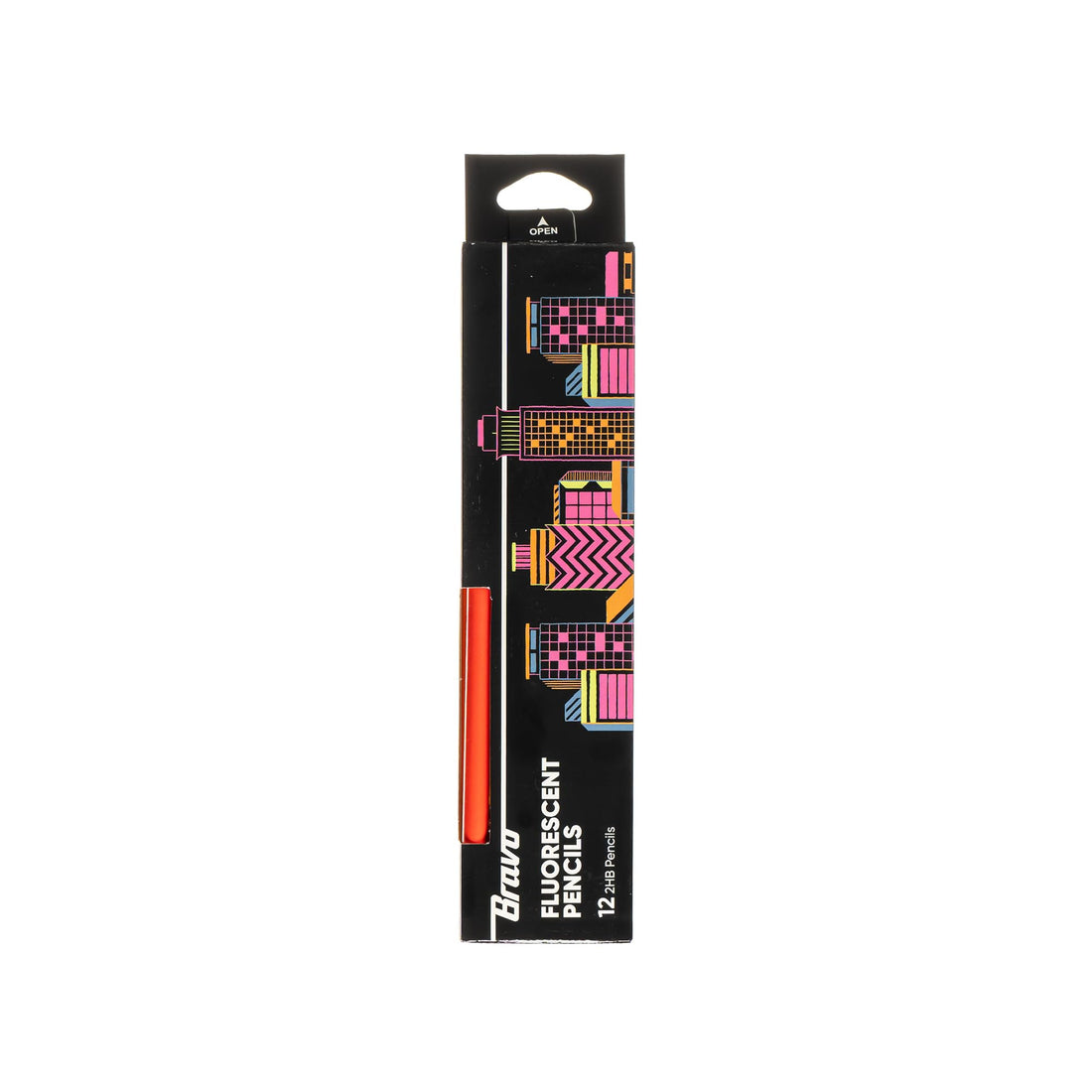 Bravo Fluorescent Pencil - Pack of 12-2HB