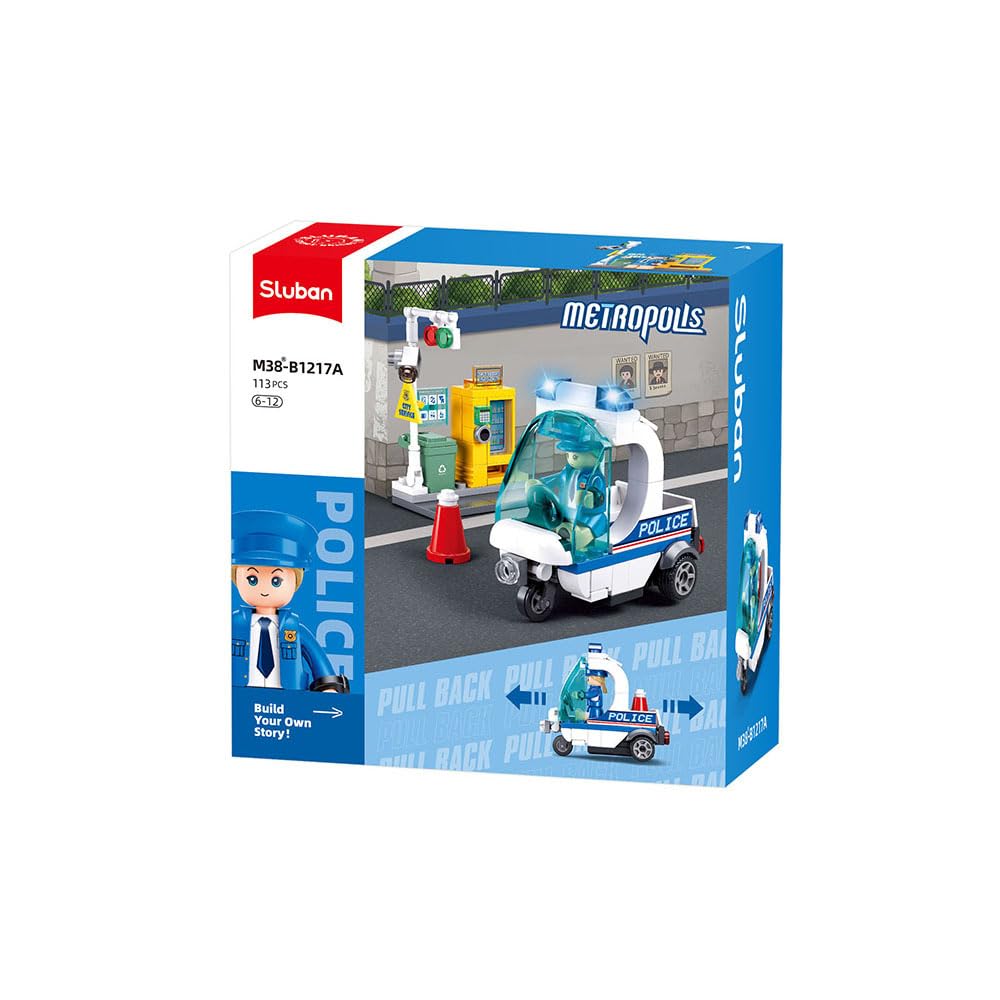 "METROPOLIS -POLICE- PATROL-4TYPES (8PCS/PDQ)