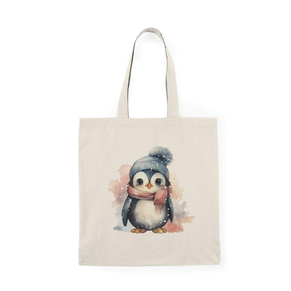 ToteBag Canvas Zipper Bag Cute Penguin Tote Bag60With Zipper