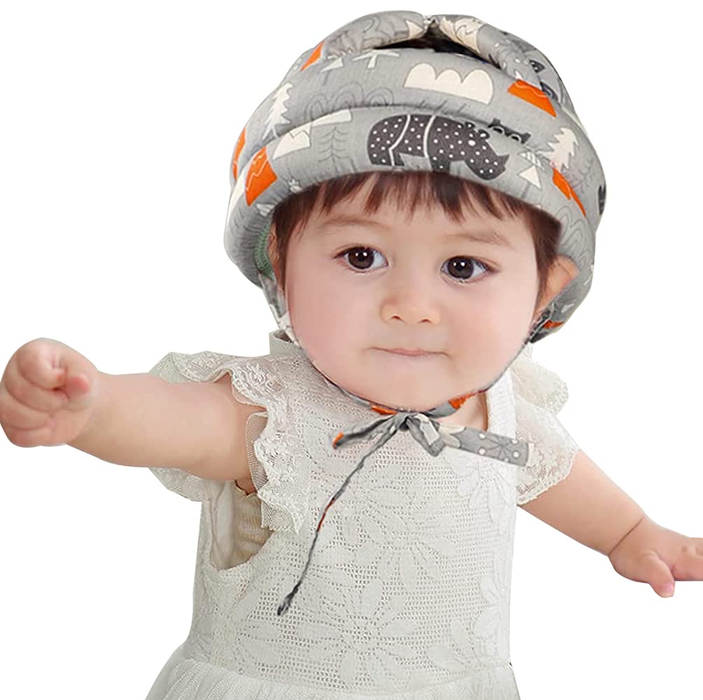 Toddler Walking Helmet Head Protector for Baby Walking No Bumps Safety Head Protective Hat Head Cushion Cap Breathable Child Safety Helmet for Running Walking Crawling