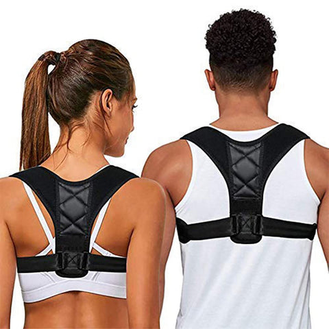 Back Straightener Women's Orthopaedic Posture Corrector Back Support Back Support Perfect Posture Bra Women Men Back Posture Corrector (Black)