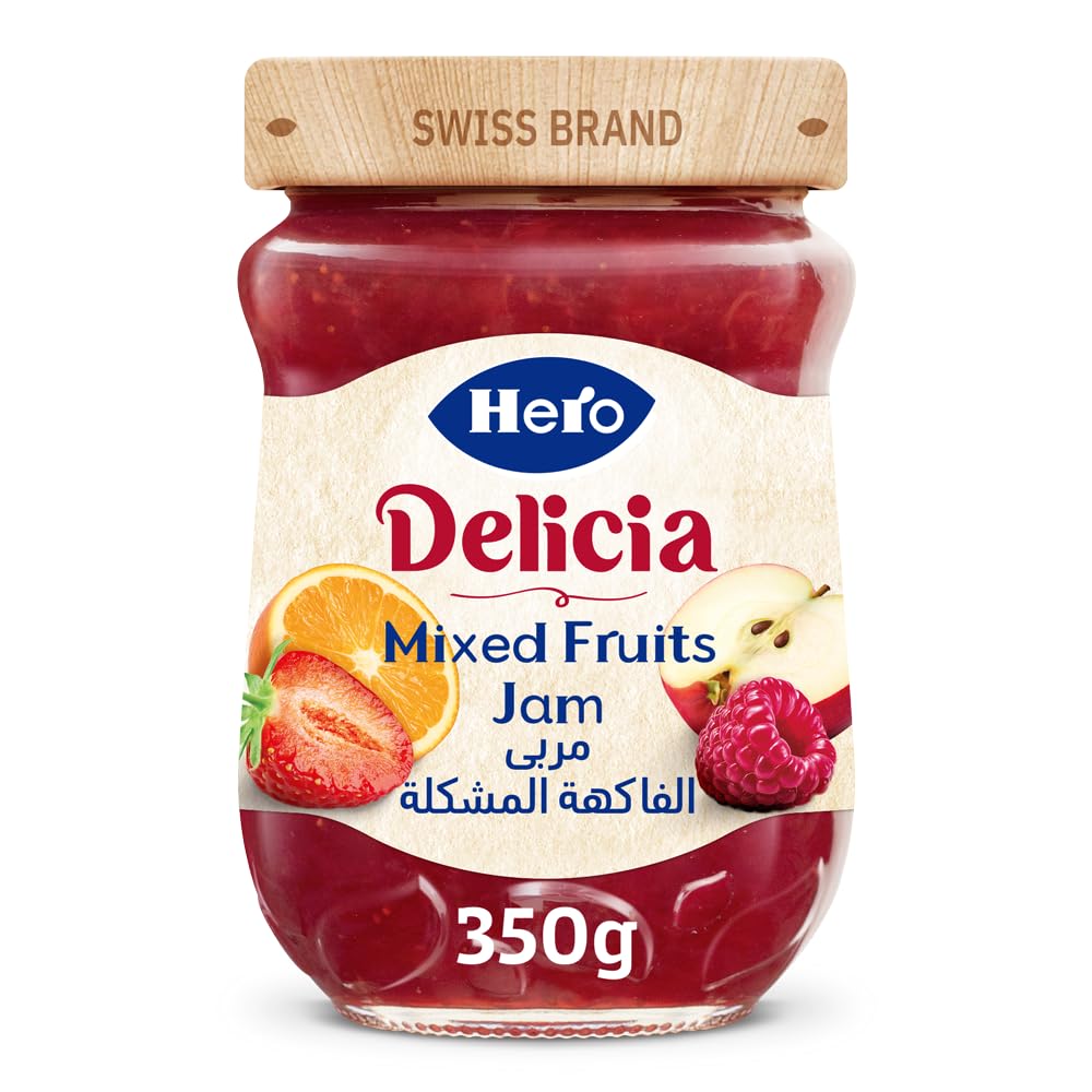 Hero Delicia Jam with Mixed Fruits Flavor - 350 g