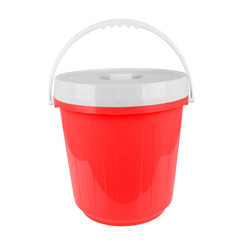 El Helal & Star | Bucket With Cover Large Red