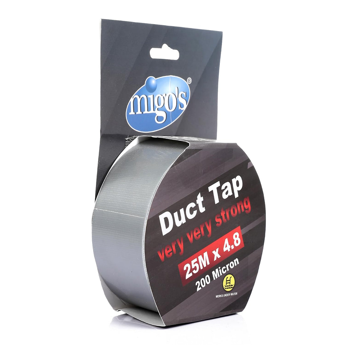 Arix Migo's 200 Micron Duct Tap, 25 Meter x 4.8 cm Size
