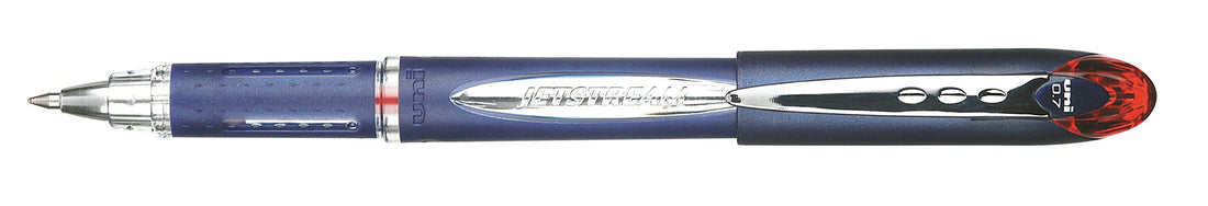 Uni - Plain Rollerball Pens - Uni-Ball Jet Stream Pen - 0.7 mm Red