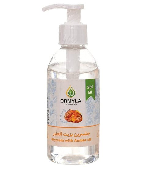 Ormella Glycerin With Amber Oil For Skin Moisturizing, 250 ml YA-12