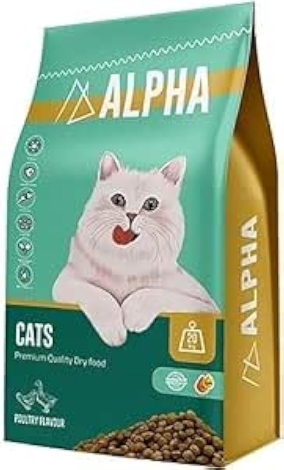 Alpha Cat Dry Food Adult, Chicken (4 Kg)