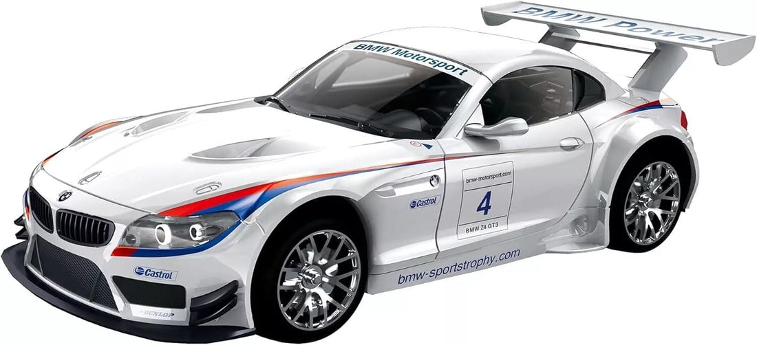 866-1812B 1:18 Scale BMW Z4 GT3 Remote Control Racing Car Toy, White