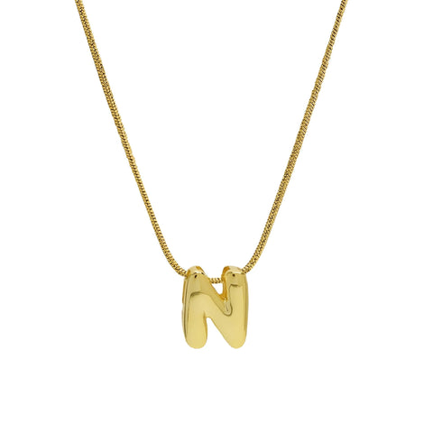 Dainty Letter - Cute name necklaces for women featuring trendy personalized pendant jewelry designed as a perfect gift for her special day celebration
