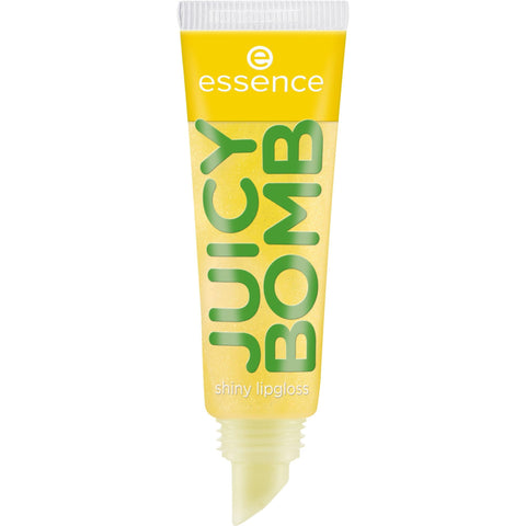 essence Juicy Bomb Shiny Lip Gloss No. 106, Yellow, Glossy, Radiant Fresh, Shimmering, Vegan, No Preservatives, No Parabens, No Microplastic Particles, Pack of 10 ml