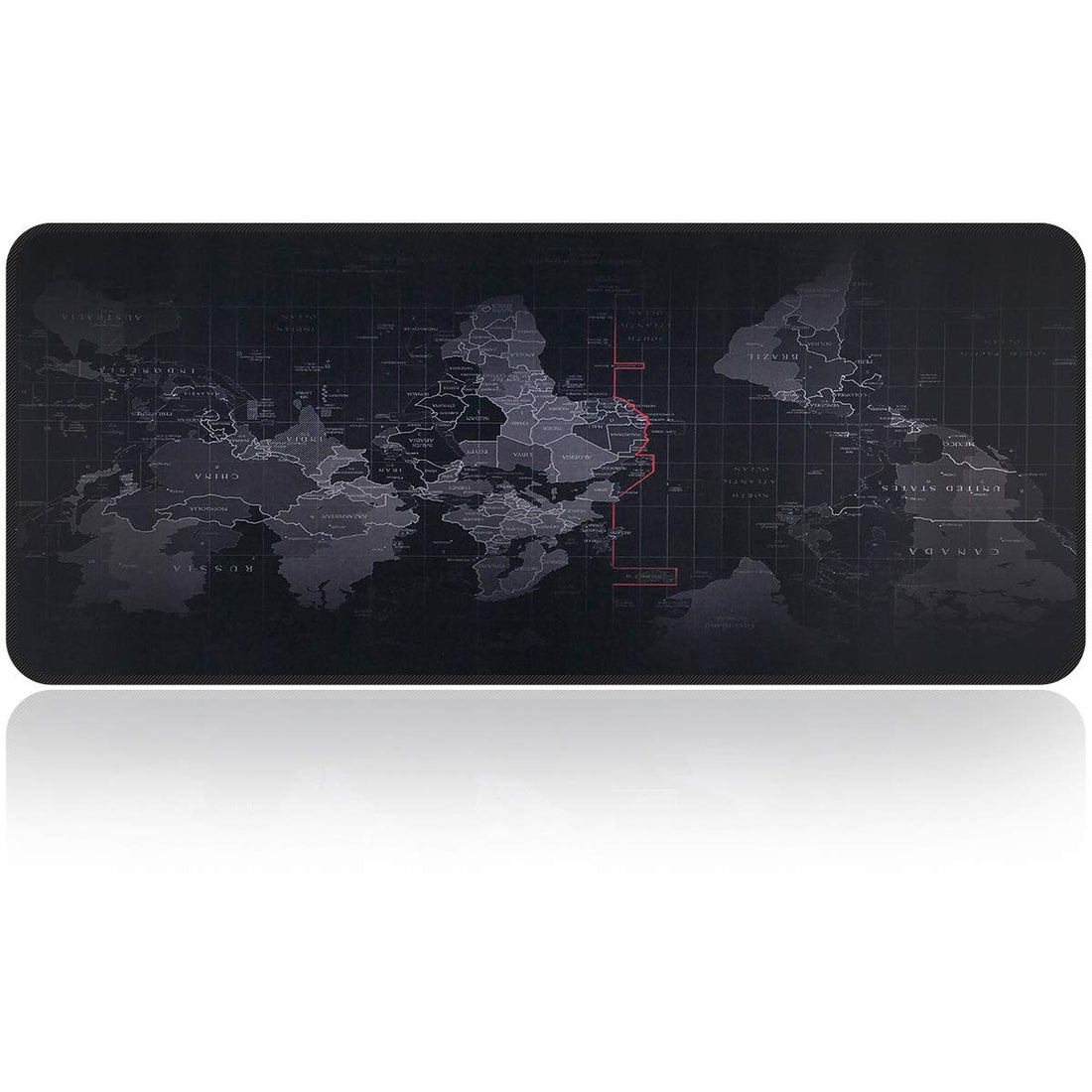 Large Mouse Gaming Mouse Pad With Nonslip Base Waterproof and Foldable Map Mat For Desktop, Laptop, Keyboard, Consoles - Multi Color