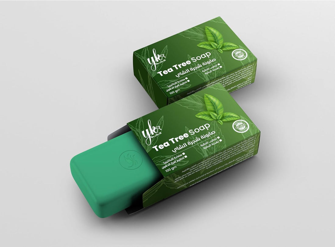YKR Tea tree oil soap for Skin prone to acne and skin inflammations. - 100GM