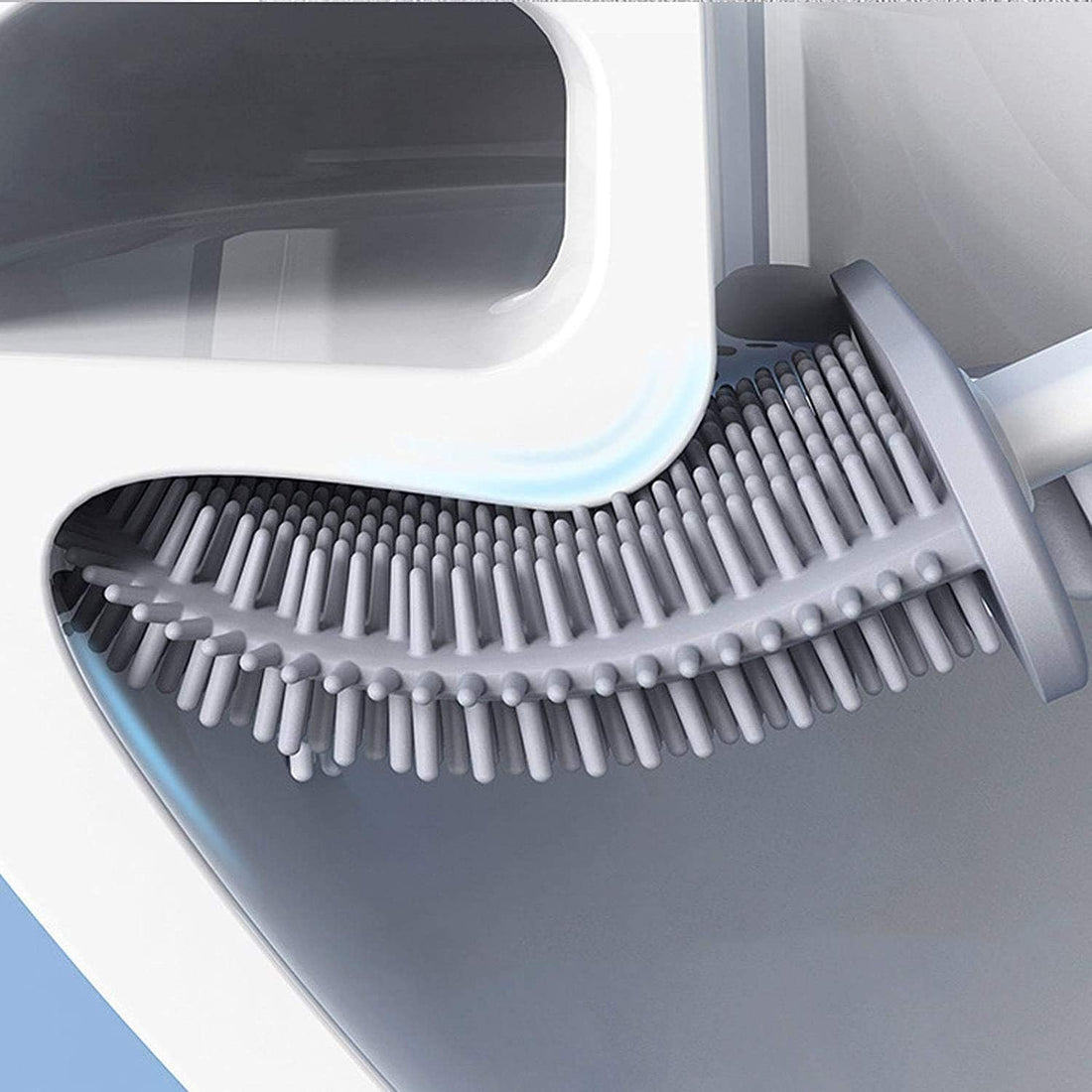 Toilet Cleaner Kit 3 in 1 Large and Small Silicone Brushes with Drain Base Waterproof for Daily Bathroom High Quality Silicone Brush