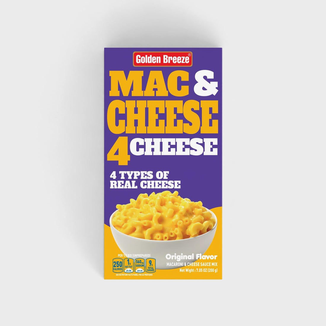 Golden Breeze Mac and Cheese Pasta with Four Cheese 200 g