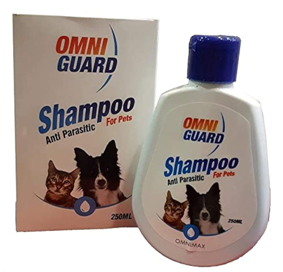 Omni Guard Anti Parasitic Cats And Dogs Shampoo, 250ml