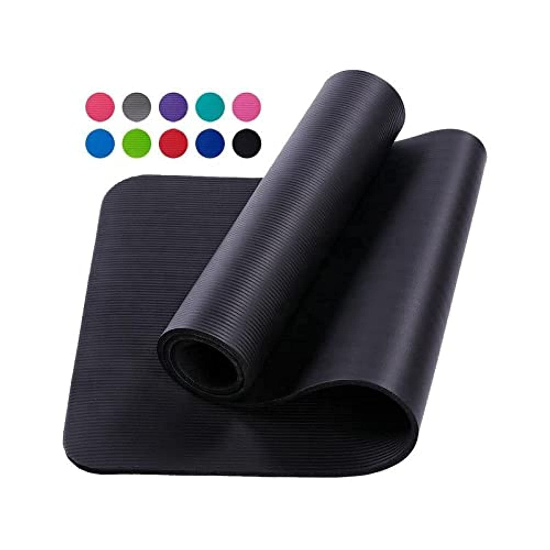 SportQ Yoga Mat - Non-Slip Yoga Mat With Strap Yoga Mat Included - 10mm Thick Exercise Mat