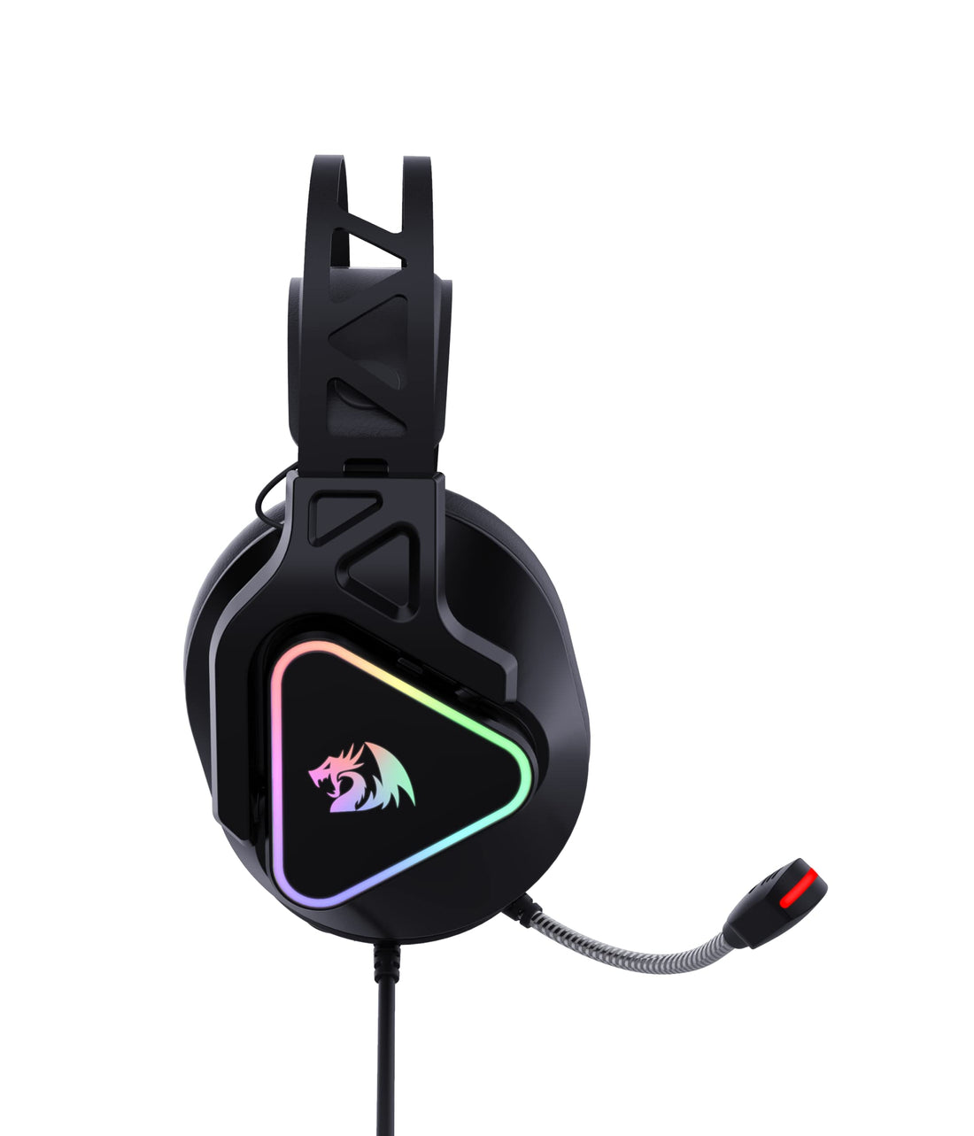 Redragon H370 Cadmus RGB USB Gaming Headset – Surround Sound 7.1-53MM Drivers - RGB LIGHTING - Inline Controller (Black)