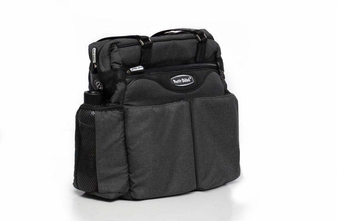 Petit Bebe Baby Diaper Bag Premium Black*Black