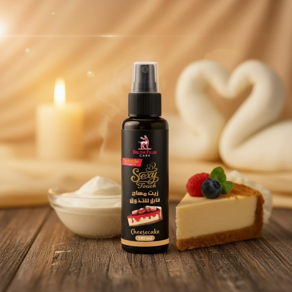 Natural Tasty Massage Oil, Cheesecake, 150 ml