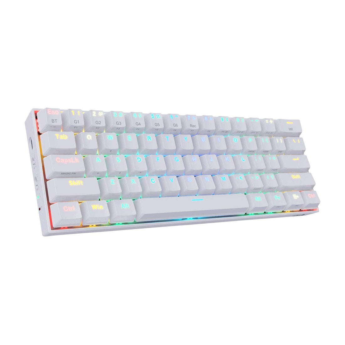 Redragon K530 Draconic 60Percent RGB Bluetooth/Wired Mechanical Gaming Keyboard - Brown Switches Bluetooth 5.0-3 Device Switchable - Type C Cable - PC/Laptop/Mobile