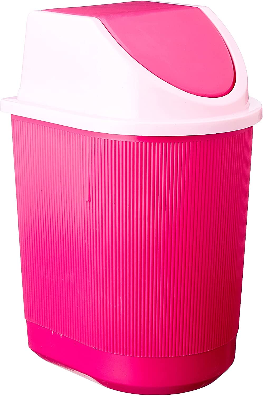 oscillable lid small trash bin, 13 x 5 x 22 cm - colors vary