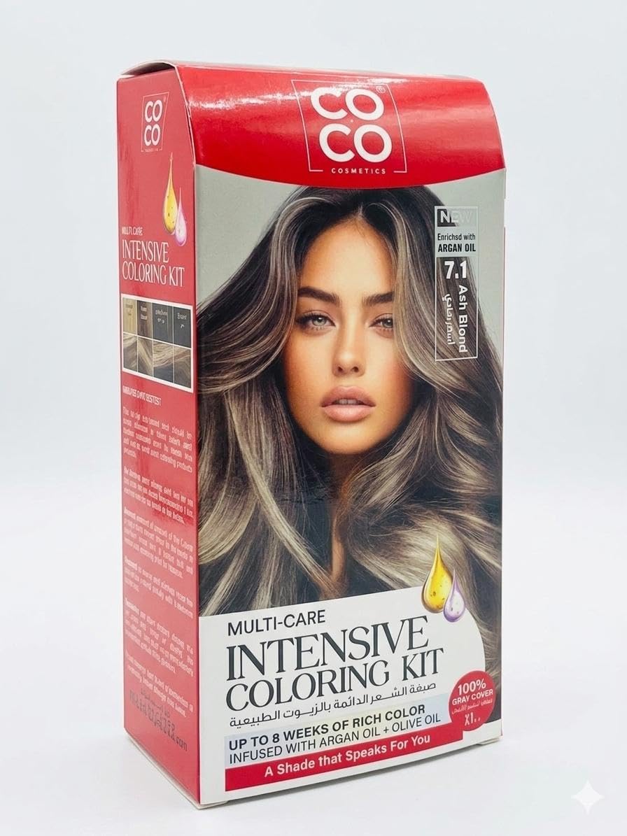 Coco Hair Color Ash Blonde No.7.1