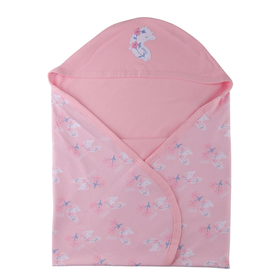 ElSayaad Embroidery Unicorn Blanket For Girls, Pink