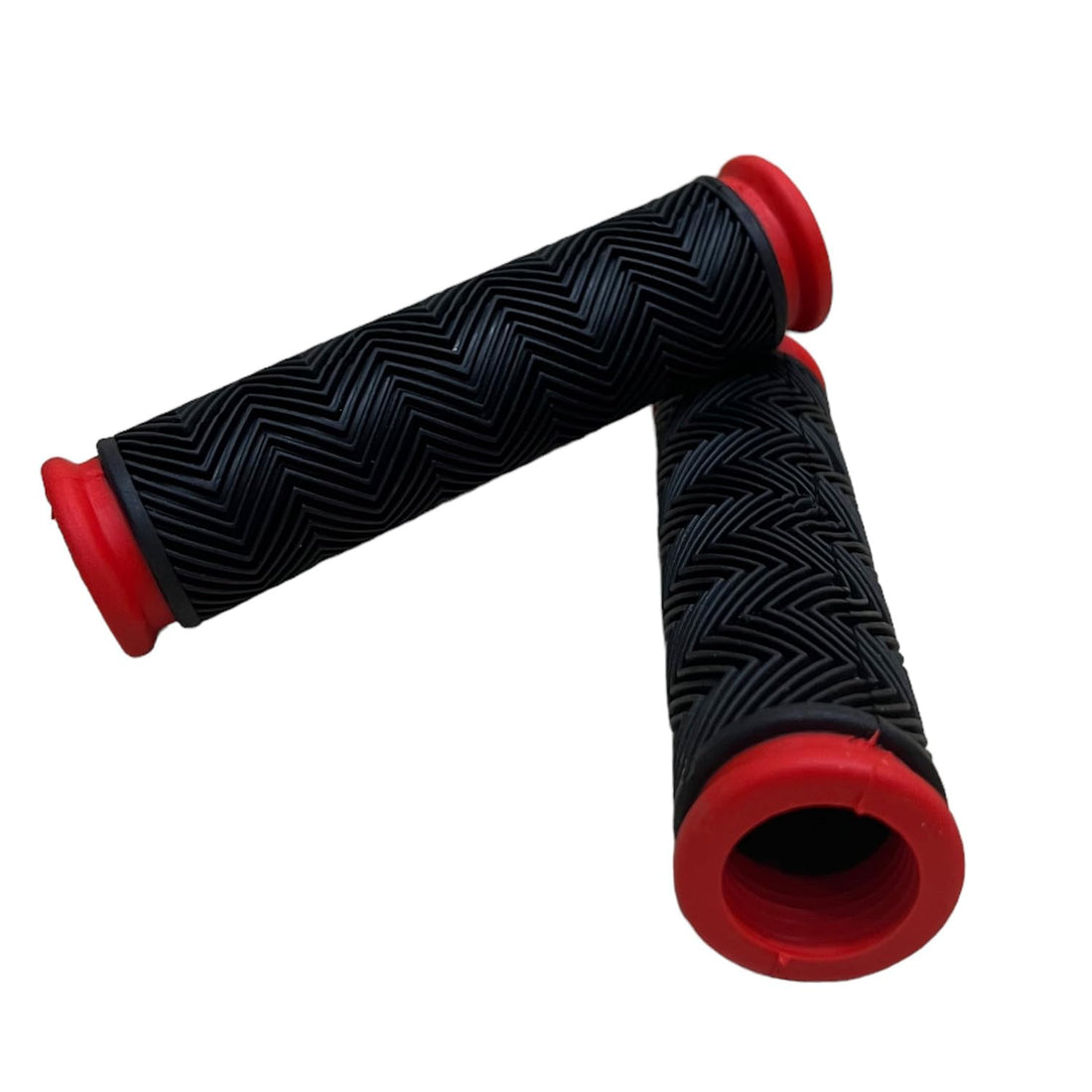 Cyclista Bicycle Hand Grips (Black X Red)