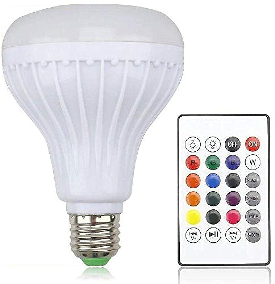 12W LED Music Color Changing Bulb with Built-In Audio Bluetooth Speaker and Remote Control