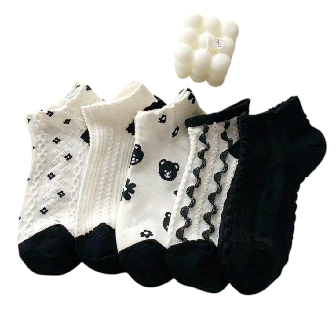 Women's Sockets Casual Ankle Socks - Comfortable Soft Material Everyday Socks - Unique Color Collection - Pack of 5