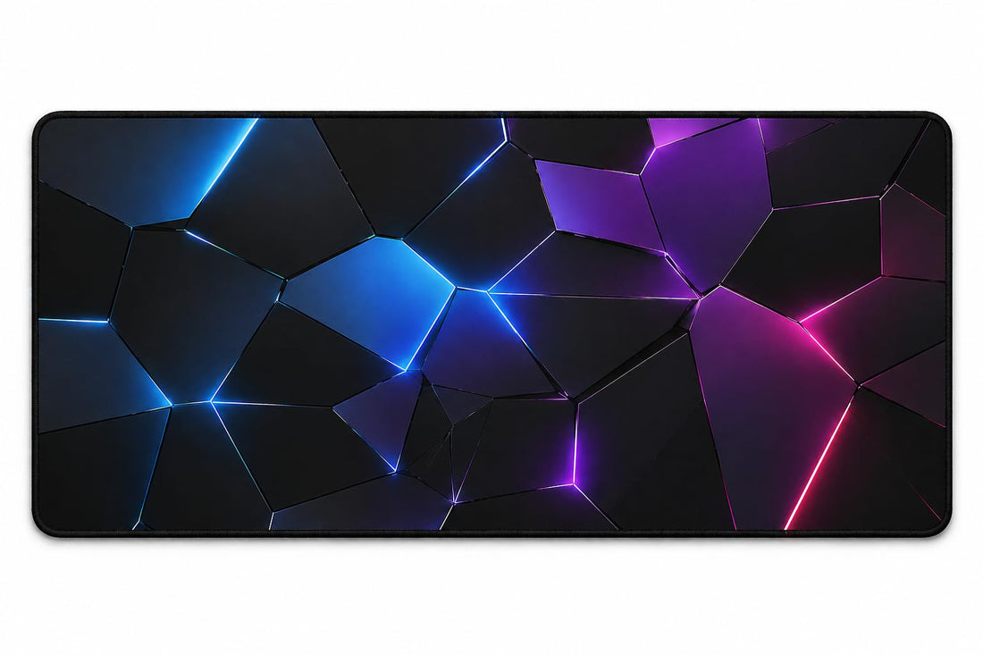 Large Gaming Mouse Pad for Computer or Laptop (90x40)-XXL Thick Leather Extended Mousepad Non-Slip Spill Proof Printed Mouse Pad for Office Home Colorful No Light