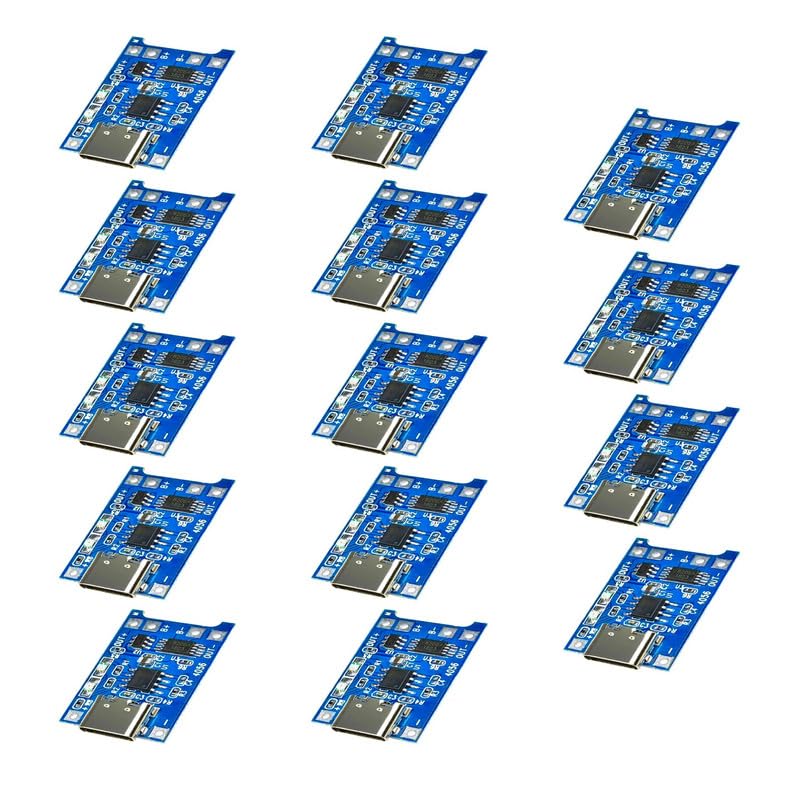 TP4056 Type-C Lithium Battery Charging Module (Pack of 14 pieces)