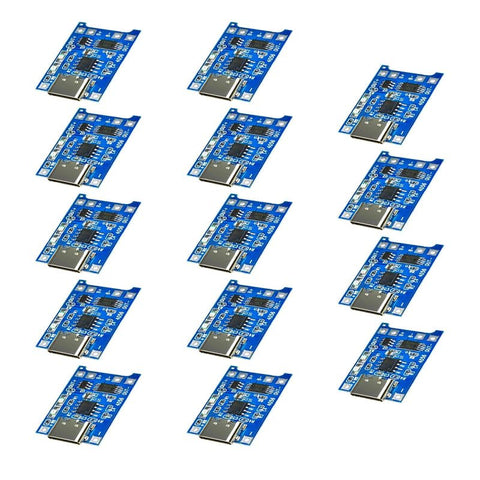 TP4056 Type-C Lithium Battery Charging Module (Pack of 14 pieces)