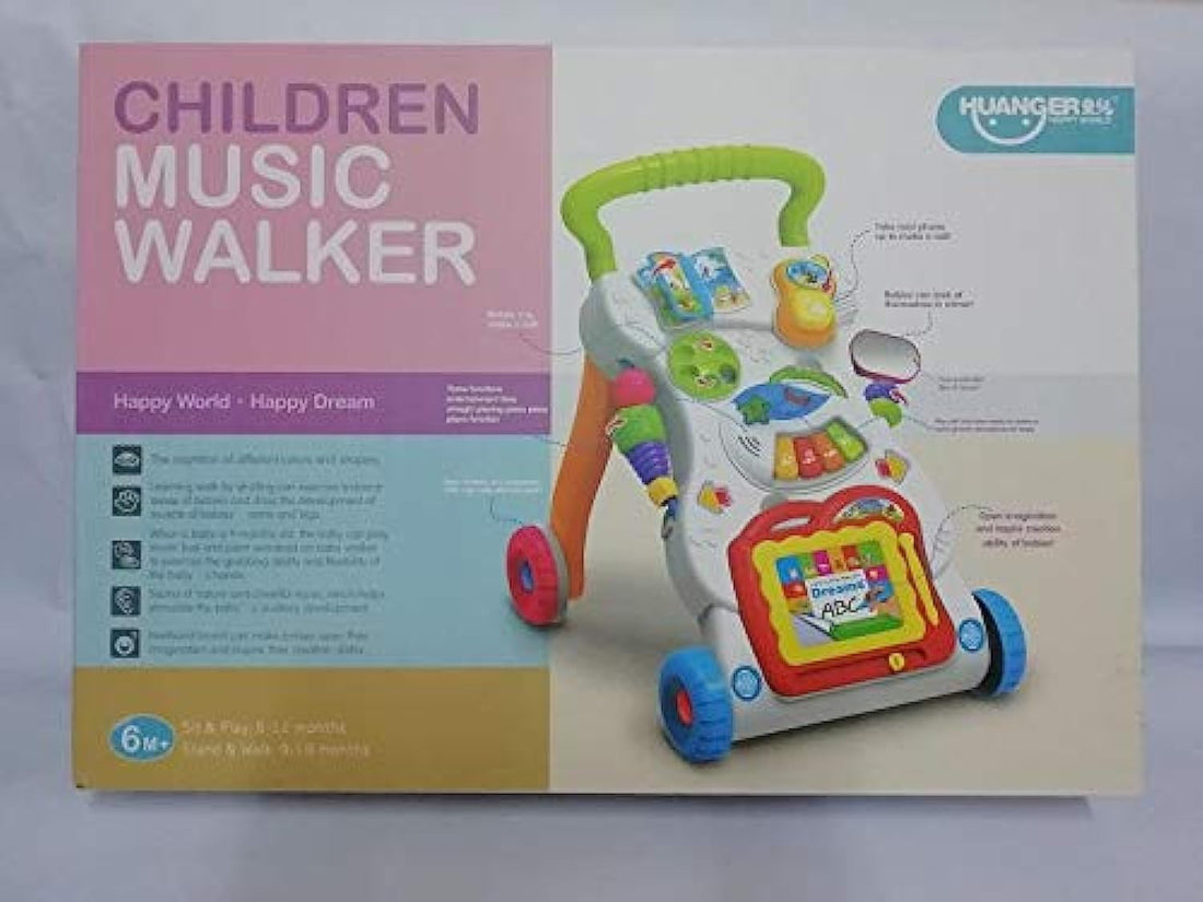 Multi Color baby music walker