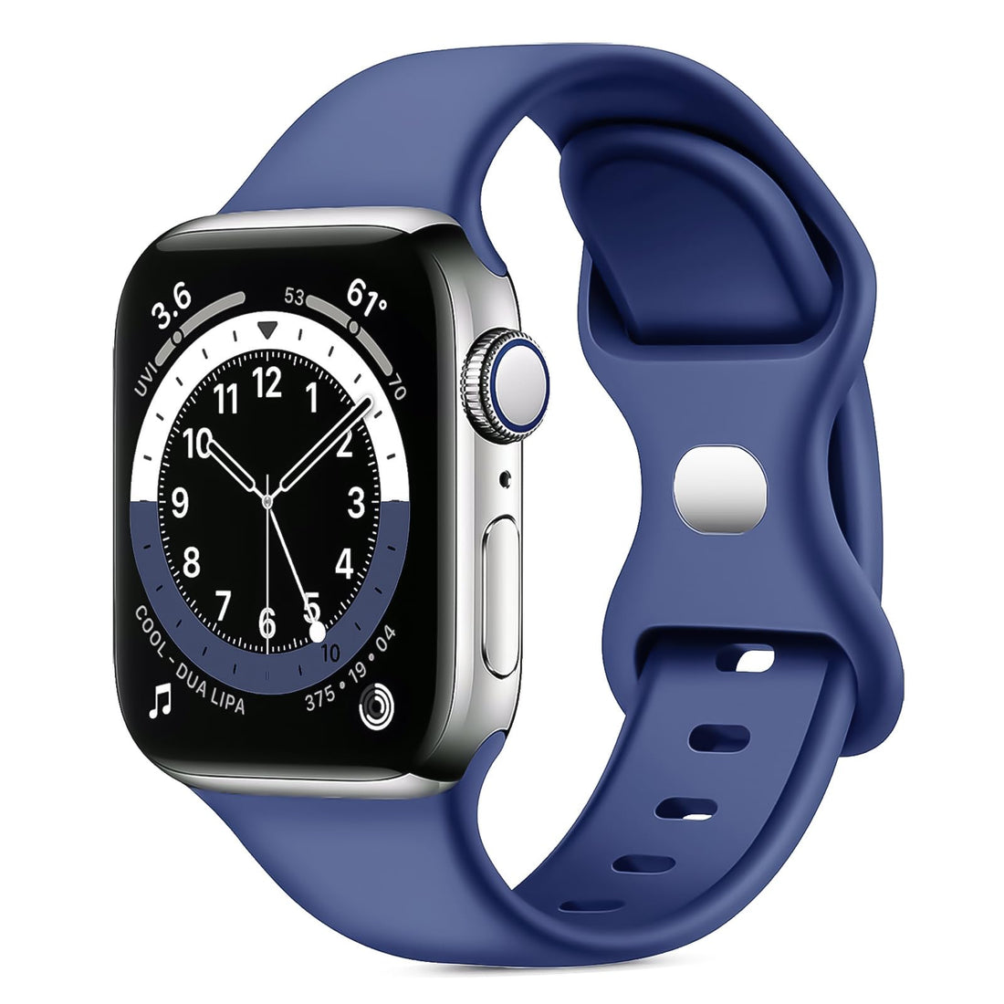 Dl3 Mobilak Bands Compatible with Apple Watch Ultra 49mm 45mm 44mm 42mm 41mm 40mm 38mm, Replacement Soft Silicone Strap for iWatch Ultra/Ultra 2 Series SE SE2 9 8 7 6 5 4 3 2 1