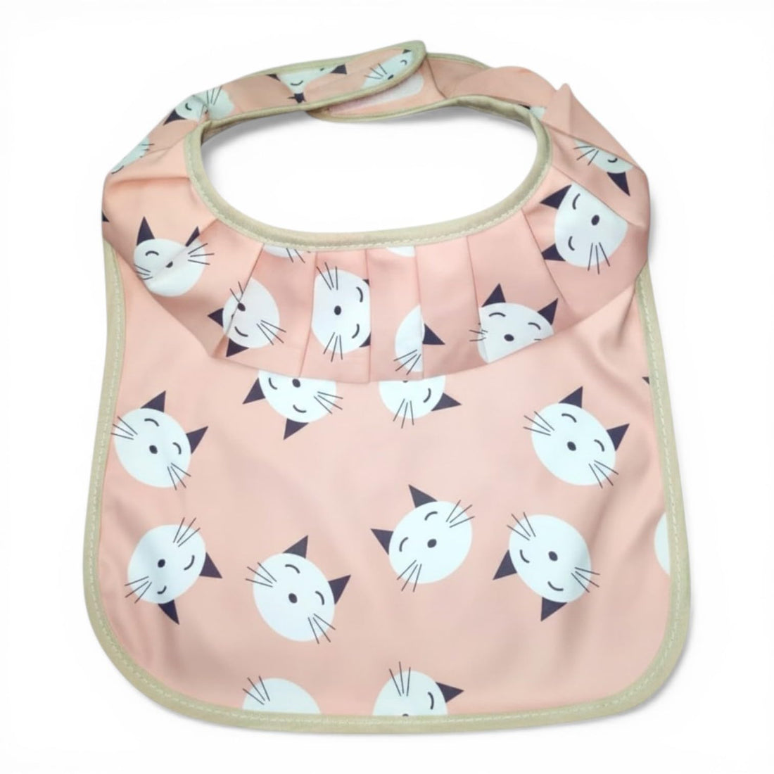 Catch Up Waterproof Baby Feeding Bib for Newborns and Infants, Cute Cartoon Design Baby Bib, Lightweight BPA Free Stain Resistant Bib, Easy Clean Toddler Food Catcher Bib for Daily Feeding