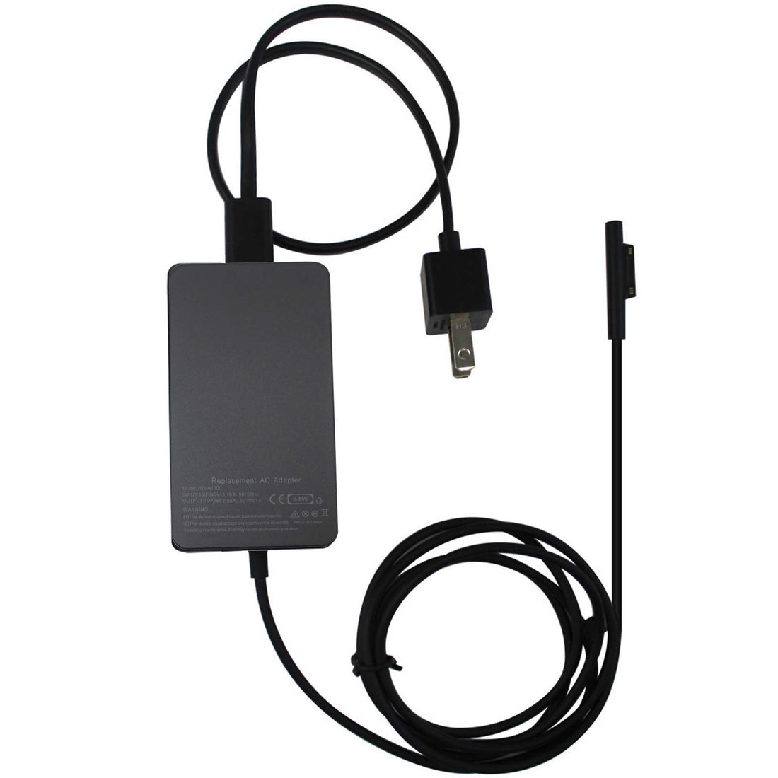 44W Surface Pro Charger, 15V 2.58A, Compatible with Microsoft Surface Pro 3 Pro 4 Pro 5 Pro 6 Pro 7 Pro X, Surface Laptop 1/2/3, Surface Go 1/2, Surface Book with 5V 1A USB Port