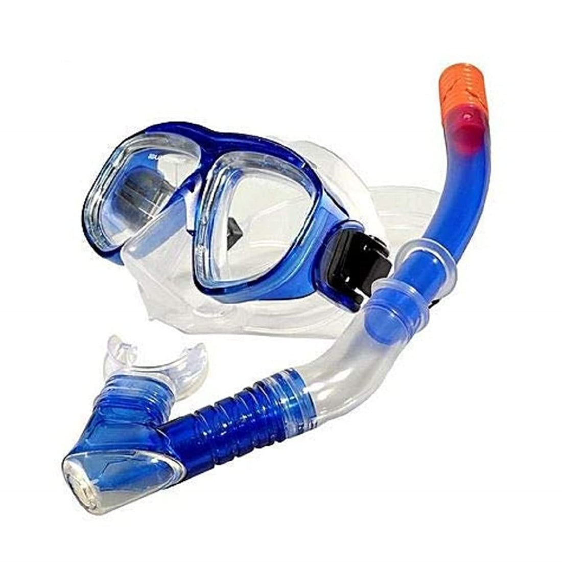 Snorkel Swimming Diving Face Adult PVC Tempered Glass Diving Goggles Mask with Silicone Breathing Tube Snorkle Set for Swimming Equipment