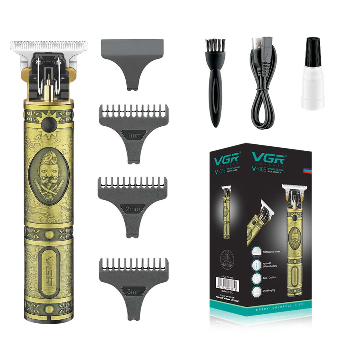 VGR 085 VJR Professional Hair Shaver Original - Gold