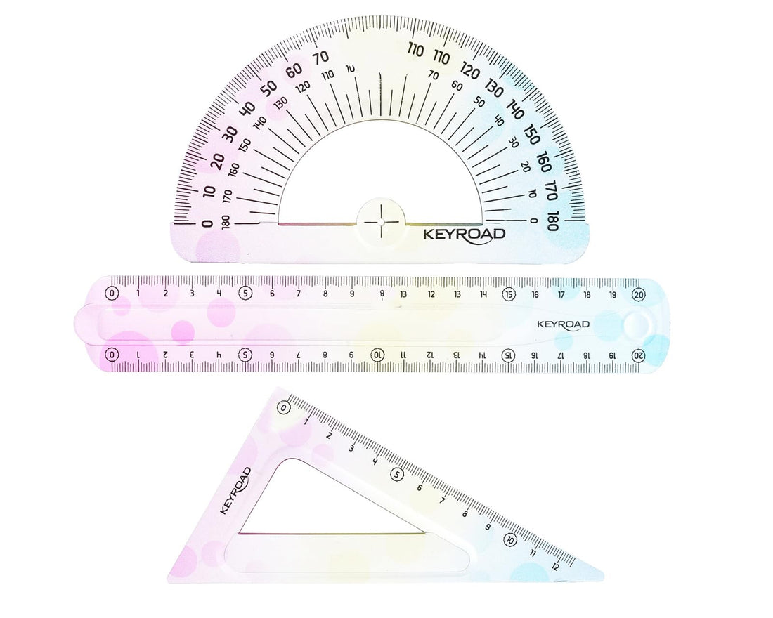 Keyroad geometry set 3 pieces flexible plastic model KR972278