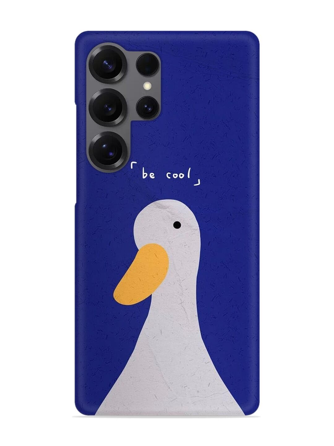 Be Cool Duck Silicone Printed mobile case compatible with Samsung Galaxy S23 Ultra