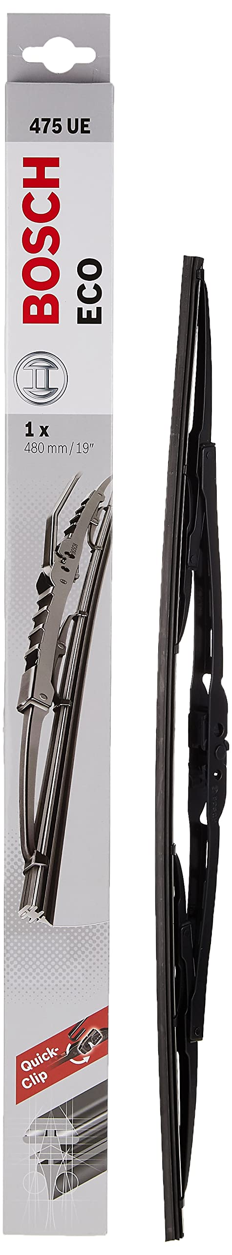 Bosch wiper blade u-hook eco - 19 in - 475ue