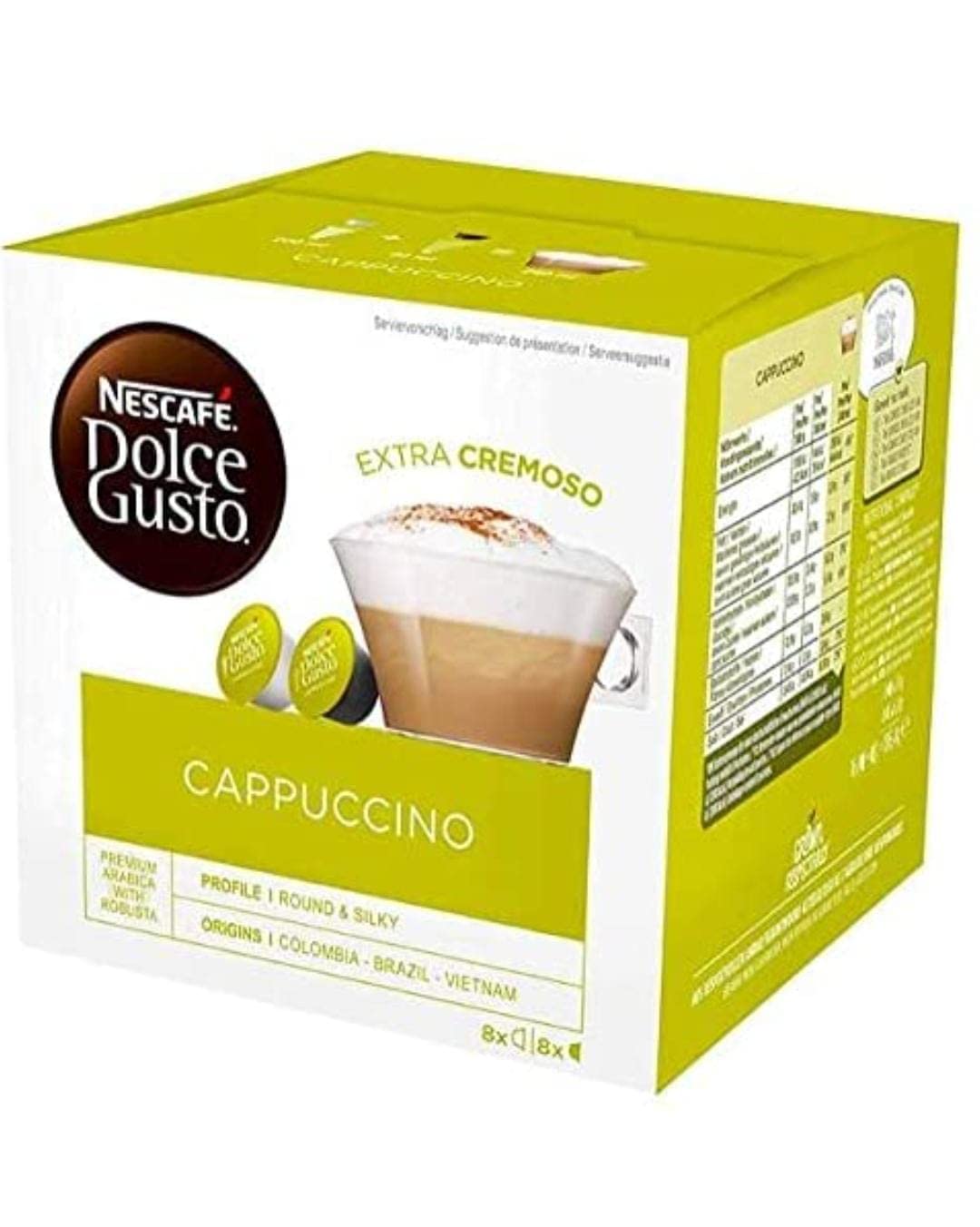 NESCAFÉ DOLCE GUSTO Cappuccino (16 Count, Pack of 3)